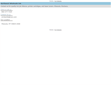 Tablet Screenshot of nwwholesaleink.com